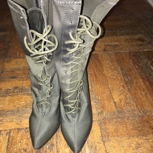 Simmi Shoes Olive Boots